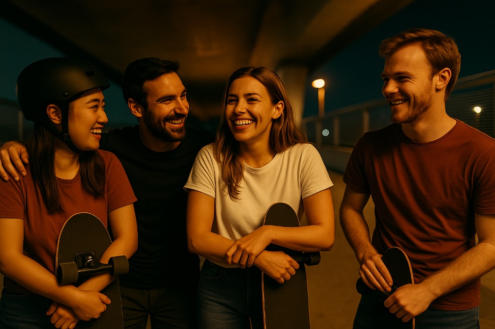 A group of happy customers celebrating together, showing the community and connection that 99active helps providers build.