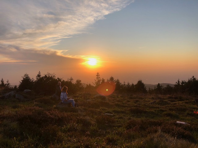 Sonnenuntergang über dem Schwarzwald