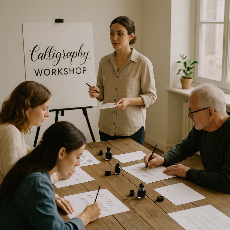 Tutorial ansehen: Mit deiner Kalligraphie-Leidenschaft Geld verdienen auf 99active